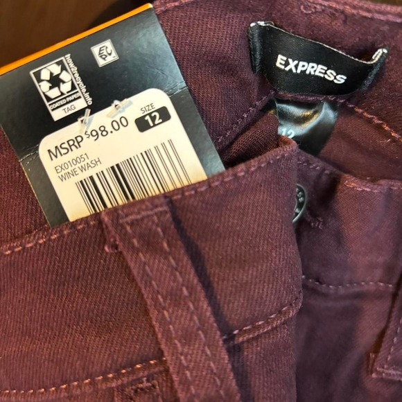 Other - Express Women's Wine Wash Jeans Size 12 NWT MSRP $98